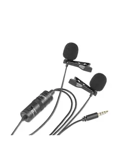 მიკროფონი BOYA BY-M1DM Dual Omni-directional Lavalier Mic Black - TechMall.geმიკროფონი BOYA BY-M1DM Dual Omni-directional Lavalier Mic Black - TechMall.ge ,მიკროფონი BOYA BY-M1DM Dual Omni-directional Lavalier Mic Black - TechMall.ge
