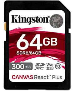 მეხსიერების ბარათი kingston Canvas React Plus SDR2/64GB - TechMall.geმეხსიერების ბარათი kingston Canvas React Plus SDR2/64GB - TechMall.ge ,მეხსიერების ბარათი kingston Canvas React Plus SDR2/64GB - TechMall.ge