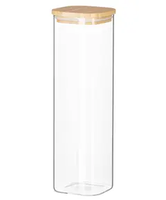 ქილა Ardesto Jar Fresh, 1300 ml, square, glass, bamboo - TechMall.geქილა Ardesto Jar Fresh, 1300 ml, square, glass, bamboo - TechMall.ge ,ქილა Ardesto Jar Fresh, 1300 ml, square, glass, bamboo - TechMall.ge