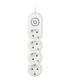 დამაგრძელებელი კაბელი 2E 4 Ways socket,with children protection.H05VV-F 3G1.0*3m, white, suitable for vertical mounting - TechMall.geდამაგრძელებელი კაბელი 2E 4 Ways socket,with children protection.H05VV-F 3G1.0*3m, white, suitable for vertical mounting - TechMall.ge ,დამაგრძელებელი კაბელი 2E 4 Ways socket,with children protection.H05VV-F 3G1.0*3m, white, suitable for vertical mounting - TechMall.ge