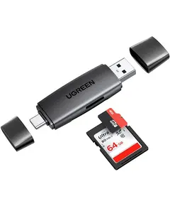 ბარათის წამკითხველი UGREEN CM304 (80191) Multifunction Card Reader, USB-A, USB-C, SD/TF, Black - TechMall.geბარათის წამკითხველი UGREEN CM304 (80191) Multifunction Card Reader, USB-A, USB-C, SD/TF, Black - TechMall.ge ,ბარათის წამკითხველი UGREEN CM304 (80191) Multifunction Card Reader, USB-A, USB-C, SD/TF, Black - TechMall.ge