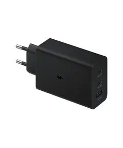 Smartphone charger Samsung 65W PD 3.0, 2xUSB-C, USB-A (w/o cable) black (EP-T6530NBEGRU) - TechMall.geSmartphone charger Samsung 65W PD 3.0, 2xUSB-C, USB-A (w/o cable) black (EP-T6530NBEGRU) - TechMall.ge ,Smartphone charger Samsung 65W PD 3.0, 2xUSB-C, USB-A (w/o cable) black (EP-T6530NBEGRU) - TechMall.ge
