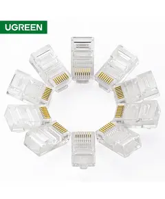 ქსელის კაბელის კონექტორი UGREEN NW110 (20329) RJ45 Network Connector for UTP Cat 5, Cat 5e 10pcs - TechMall.geქსელის კაბელის კონექტორი UGREEN NW110 (20329) RJ45 Network Connector for UTP Cat 5, Cat 5e 10pcs - TechMall.ge ,ქსელის კაბელის კონექტორი UGREEN NW110 (20329) RJ45 Network Connector for UTP Cat 5, Cat 5e 10pcs - TechMall.ge