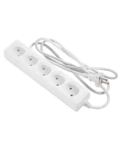 Power strip 2E Power strip 2E, 5XCEE7/17, 2G*1.0mm, 1.5m, white - TechMall.gePower strip 2E Power strip 2E, 5XCEE7/17, 2G*1.0mm, 1.5m, white - TechMall.ge ,Power strip 2E Power strip 2E, 5XCEE7/17, 2G*1.0mm, 1.5m, white - TechMall.ge