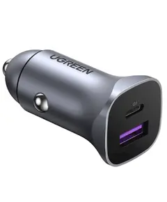 მანქანის დამტენი UGREEN CD130 (40858), 30W, USB, USB-C, Type-c, Space Gray - TechMall.geმანქანის დამტენი UGREEN CD130 (40858), 30W, USB, USB-C, Type-c, Space Gray - TechMall.ge ,მანქანის დამტენი UGREEN CD130 (40858), 30W, USB, USB-C, Type-c, Space Gray - TechMall.ge