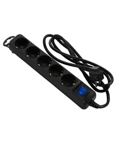 დენის დამაგრძელებელი 2E Power strip 5XSchuko with switch, 3G*1.5мм, 1.5m, black - TechMall.geდენის დამაგრძელებელი 2E Power strip 5XSchuko with switch, 3G*1.5мм, 1.5m, black - TechMall.ge ,დენის დამაგრძელებელი 2E Power strip 5XSchuko with switch, 3G*1.5мм, 1.5m, black - TechMall.ge