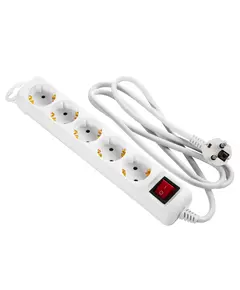 Power strip 2E Power strip 5XSchuko with switch, 3G*1.5мм, 1.5m, white - TechMall.gePower strip 2E Power strip 5XSchuko with switch, 3G*1.5мм, 1.5m, white - TechMall.ge ,Power strip 2E Power strip 5XSchuko with switch, 3G*1.5мм, 1.5m, white - TechMall.ge