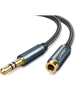 აუდიო ადაპტერი UGREEN AV118 (50440), 3.5mm Male to Female, Extension Cable, Black/Gold - TechMall.geაუდიო ადაპტერი UGREEN AV118 (50440), 3.5mm Male to Female, Extension Cable, Black/Gold - TechMall.ge ,აუდიო ადაპტერი UGREEN AV118 (50440), 3.5mm Male to Female, Extension Cable, Black/Gold - TechMall.ge