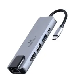 Adapter Gembird A-CM-COMBO5-04 USB Type-C 5-in-1 multi-port adapter (Hub+HDMI+PD+LAN) - TechMall.geAdapter Gembird A-CM-COMBO5-04 USB Type-C 5-in-1 multi-port adapter (Hub+HDMI+PD+LAN) - TechMall.ge ,Adapter Gembird A-CM-COMBO5-04 USB Type-C 5-in-1 multi-port adapter (Hub+HDMI+PD+LAN) - TechMall.ge
