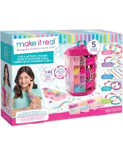 მძივების ნაკრები Make It Real 5 in 1 Activity Tower - (Carousel) - TechMall.geმძივების ნაკრები Make It Real 5 in 1 Activity Tower - (Carousel) - TechMall.ge ,მძივების ნაკრები Make It Real 5 in 1 Activity Tower - (Carousel) - TechMall.ge