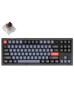 კლავიატურა Keychron V1 100 Key QMK Keychron K PRO Red Hot-Swap RGB Knob Frosted Black - TechMall.geკლავიატურა Keychron V1 100 Key QMK Keychron K PRO Red Hot-Swap RGB Knob Frosted Black - TechMall.ge ,კლავიატურა Keychron V1 100 Key QMK Keychron K PRO Red Hot-Swap RGB Knob Frosted Black - TechMall.ge