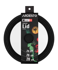 მინის თავსახური Ardesto Universal lid Black Mars Smart 24/26/28 cm, glass, silicone - TechMall.geმინის თავსახური Ardesto Universal lid Black Mars Smart 24/26/28 cm, glass, silicone - TechMall.ge ,მინის თავსახური Ardesto Universal lid Black Mars Smart 24/26/28 cm, glass, silicone - TechMall.ge
