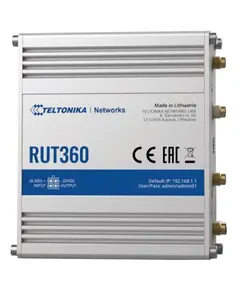 როუტერი Teltonika RUT360000000, 300Mbps, Router, White - TechMall.geროუტერი Teltonika RUT360000000, 300Mbps, Router, White - TechMall.ge ,როუტერი Teltonika RUT360000000, 300Mbps, Router, White - TechMall.ge