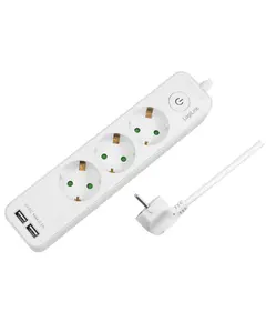 დენის დამაგრძელებელი Logilink LPS248U Socket Outlet 3-Way + Switch + 2xUSB-A 1.5m White - TechMall.geდენის დამაგრძელებელი Logilink LPS248U Socket Outlet 3-Way + Switch + 2xUSB-A 1.5m White - TechMall.ge ,დენის დამაგრძელებელი Logilink LPS248U Socket Outlet 3-Way + Switch + 2xUSB-A 1.5m White - TechMall.ge