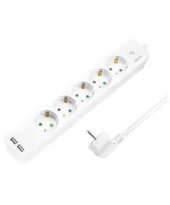 დენის დამაგრძელებელი Logilink LPS249U Socket Outlet 5-Way + Switch + 2xUSB-A 1.5m White - TechMall.geდენის დამაგრძელებელი Logilink LPS249U Socket Outlet 5-Way + Switch + 2xUSB-A 1.5m White - TechMall.ge ,დენის დამაგრძელებელი Logilink LPS249U Socket Outlet 5-Way + Switch + 2xUSB-A 1.5m White - TechMall.ge