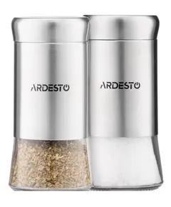 სამარილე და საპილპილე Ardesto Spices Shakers Set Gemini, 2 pcs, stainless steel, glass - TechMall.geსამარილე და საპილპილე Ardesto Spices Shakers Set Gemini, 2 pcs, stainless steel, glass - TechMall.ge ,სამარილე და საპილპილე Ardesto Spices Shakers Set Gemini, 2 pcs, stainless steel, glass - TechMall.ge