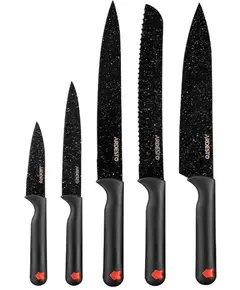 დანების ნაკრები Ardesto Black Mars Knives Set 5 pcs, black, stainless steel, plastic - TechMall.geდანების ნაკრები Ardesto Black Mars Knives Set 5 pcs, black, stainless steel, plastic - TechMall.ge ,დანების ნაკრები Ardesto Black Mars Knives Set 5 pcs, black, stainless steel, plastic - TechMall.ge