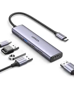 USB-C ჰაბი UGREEN CM478 (15495) Revodok 105, Type-C, USB, HDMI, PD, Hub, Grey - TechMall.geUSB-C ჰაბი UGREEN CM478 (15495) Revodok 105, Type-C, USB, HDMI, PD, Hub, Grey - TechMall.ge ,USB-C ჰაბი UGREEN CM478 (15495) Revodok 105, Type-C, USB, HDMI, PD, Hub, Grey - TechMall.ge