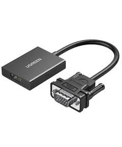 ადაპტერი UGREEN CM513 (50945), VGA To HDMI Adapter With 3.5mm And USB-C, 0.15cm, Black - TechMall.geადაპტერი UGREEN CM513 (50945), VGA To HDMI Adapter With 3.5mm And USB-C, 0.15cm, Black - TechMall.ge ,ადაპტერი UGREEN CM513 (50945), VGA To HDMI Adapter With 3.5mm And USB-C, 0.15cm, Black - TechMall.ge