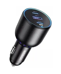 Car charger UGREEN CD293 (90413), 130W, USB, 2xUSB-C, Black - TechMall.geCar charger UGREEN CD293 (90413), 130W, USB, 2xUSB-C, Black - TechMall.ge ,Car charger UGREEN CD293 (90413), 130W, USB, 2xUSB-C, Black - TechMall.ge