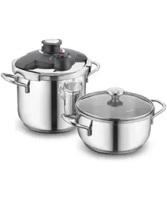 მულტისახარში ქვაბი Korkmaz A171 Alia 4 pcs. Pressure Cooker - TechMall.geმულტისახარში ქვაბი Korkmaz A171 Alia 4 pcs. Pressure Cooker - TechMall.ge ,მულტისახარში ქვაბი Korkmaz A171 Alia 4 pcs. Pressure Cooker - TechMall.ge