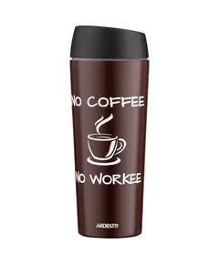 თერმოსი Ardesto Travel mug Coffee Time, 450ml, stainless steel, brown - TechMall.geთერმოსი Ardesto Travel mug Coffee Time, 450ml, stainless steel, brown - TechMall.ge ,თერმოსი Ardesto Travel mug Coffee Time, 450ml, stainless steel, brown - TechMall.ge