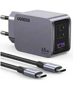 მობილურის დამტენი UGREEN 25871 Nexode Pro, 65W, USB, Type-C, Gray + Type-c Cable 1,5M - TechMall.geმობილურის დამტენი UGREEN 25871 Nexode Pro, 65W, USB, Type-C, Gray + Type-c Cable 1,5M - TechMall.ge ,მობილურის დამტენი UGREEN 25871 Nexode Pro, 65W, USB, Type-C, Gray + Type-c Cable 1,5M - TechMall.ge