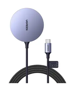 Wireless charger UGREEN CD245 (30233), MFA MagSafe 15W, Type-C to Magnetic Wireless Charger, Gray - TechMall.geWireless charger UGREEN CD245 (30233), MFA MagSafe 15W, Type-C to Magnetic Wireless Charger, Gray - TechMall.ge ,Wireless charger UGREEN CD245 (30233), MFA MagSafe 15W, Type-C to Magnetic Wireless Charger, Gray - TechMall.ge