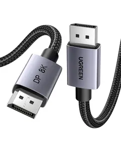 ვიდეო კაბელი UGREEN 25905, 8K DisplayPort To DisplayPort DP To DP Cable, 2M, Black/Gray - TechMall.geვიდეო კაბელი UGREEN 25905, 8K DisplayPort To DisplayPort DP To DP Cable, 2M, Black/Gray - TechMall.ge ,ვიდეო კაბელი UGREEN 25905, 8K DisplayPort To DisplayPort DP To DP Cable, 2M, Black/Gray - TechMall.ge
