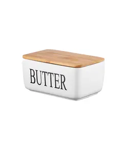 საკარაქე Ardesto Butter dish Midori 16.5х10х8, ceramic, bamboo, white - TechMall.geსაკარაქე Ardesto Butter dish Midori 16.5х10х8, ceramic, bamboo, white - TechMall.ge ,საკარაქე Ardesto Butter dish Midori 16.5х10х8, ceramic, bamboo, white - TechMall.ge
