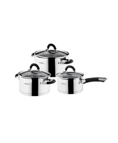 ქვაბების ნაკრები Ardesto Cookware set Gemini Monza with drain, 6pcs, stainless steel - TechMall.geქვაბების ნაკრები Ardesto Cookware set Gemini Monza with drain, 6pcs, stainless steel - TechMall.ge ,ქვაბების ნაკრები Ardesto Cookware set Gemini Monza with drain, 6pcs, stainless steel - TechMall.ge