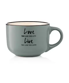 კერამიკის ჭიქა Ardesto Mug Way of life, 550ml,  ceramics, blue - TechMall.geკერამიკის ჭიქა Ardesto Mug Way of life, 550ml,  ceramics, blue - TechMall.ge ,კერამიკის ჭიქა Ardesto Mug Way of life, 550ml,  ceramics, blue - TechMall.ge