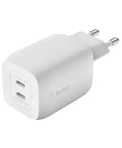 ადაპტერი Belkin Wall Charger 65W 2xUSB-C GAN PD PPS, white - TechMall.geადაპტერი Belkin Wall Charger 65W 2xUSB-C GAN PD PPS, white - TechMall.ge ,ადაპტერი Belkin Wall Charger 65W 2xUSB-C GAN PD PPS, white - TechMall.ge