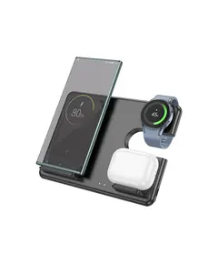 Portable charger Hoco CQ2 Flash folding 3-in-1 wireless fast charger(SAM Watch) black - TechMall.gePortable charger Hoco CQ2 Flash folding 3-in-1 wireless fast charger(SAM Watch) black - TechMall.ge ,Portable charger Hoco CQ2 Flash folding 3-in-1 wireless fast charger(SAM Watch) black - TechMall.ge
