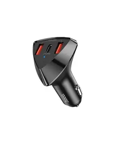 Car charger Hoco DZ10 49.5W Avatar 3-port USB+Type-C PD QC3.0 Car Charger - black - TechMall.geCar charger Hoco DZ10 49.5W Avatar 3-port USB+Type-C PD QC3.0 Car Charger - black - TechMall.ge ,Car charger Hoco DZ10 49.5W Avatar 3-port USB+Type-C PD QC3.0 Car Charger - black - TechMall.ge