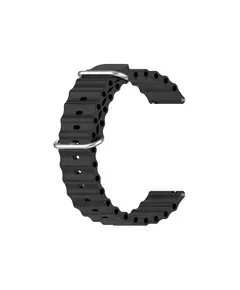 სმარტ საათის სამაჯური For Samsung Galaxy Watch3 41mm / Gear Sport Universal 20mm Wave Design Silicone Replacement Strap Solid Color Wrist Band - Black - TechMall.geსმარტ საათის სამაჯური For Samsung Galaxy Watch3 41mm / Gear Sport Universal 20mm Wave Design Silicone Replacement Strap Solid Color Wrist Band - Black - TechMall.ge ,სმარტ საათის სამაჯური For Samsung Galaxy Watch3 41mm / Gear Sport Universal 20mm Wave Design Silicone Replacement Strap Solid Color Wrist Band - Black - TechMall.ge