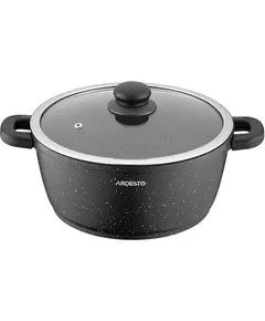 ქვაბი Ardesto Casserole with glass lid Gemini Anzio, 4.4l, aluminium, black - TechMall.geქვაბი Ardesto Casserole with glass lid Gemini Anzio, 4.4l, aluminium, black - TechMall.ge ,ქვაბი Ardesto Casserole with glass lid Gemini Anzio, 4.4l, aluminium, black - TechMall.ge