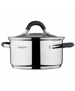 ქვაბი Casserole Ardesto Gemini, glass lid, 2.5 l, gray handles with silicone - TechMall.geქვაბი Casserole Ardesto Gemini, glass lid, 2.5 l, gray handles with silicone - TechMall.ge ,ქვაბი Casserole Ardesto Gemini, glass lid, 2.5 l, gray handles with silicone - TechMall.ge