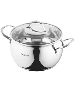 ქვაბი Ardesto Casserole with glass lid Gemini Liguria, 4l, stainless steel - TechMall.geქვაბი Ardesto Casserole with glass lid Gemini Liguria, 4l, stainless steel - TechMall.ge ,ქვაბი Ardesto Casserole with glass lid Gemini Liguria, 4l, stainless steel - TechMall.ge