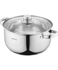 ქვაბი Ardesto Casserole with glass lid Gemini Gourmet Aosta, 5l, stainless steel - TechMall.geქვაბი Ardesto Casserole with glass lid Gemini Gourmet Aosta, 5l, stainless steel - TechMall.ge ,ქვაბი Ardesto Casserole with glass lid Gemini Gourmet Aosta, 5l, stainless steel - TechMall.ge