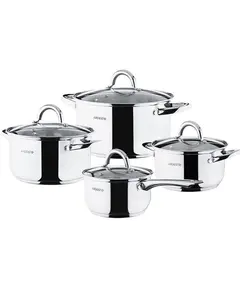ქვაბების ნაკრები Ardesto Gemini Gourmet, 8 pcs, stainless steel - TechMall.geქვაბების ნაკრები Ardesto Gemini Gourmet, 8 pcs, stainless steel - TechMall.ge ,ქვაბების ნაკრები Ardesto Gemini Gourmet, 8 pcs, stainless steel - TechMall.ge