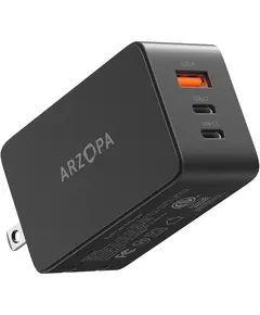 დამტენი Arzopa C65 GaN Fast Charger USB/2xUSB-C 65W - TechMall.geდამტენი Arzopa C65 GaN Fast Charger USB/2xUSB-C 65W - TechMall.ge ,დამტენი Arzopa C65 GaN Fast Charger USB/2xUSB-C 65W - TechMall.ge
