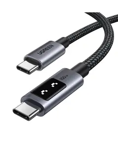 USB კაბელი UGREEN Uno L509 (35512), 100W, Type-C to Type-C, 2M, Black/Grey - TechMall.geUSB კაბელი UGREEN Uno L509 (35512), 100W, Type-C to Type-C, 2M, Black/Grey - TechMall.ge ,USB კაბელი UGREEN Uno L509 (35512), 100W, Type-C to Type-C, 2M, Black/Grey - TechMall.ge
