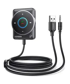 Bluetooth Receiver UGREEN CM723(35002), Bluetooth 5.4 Aux Car Adapter, Black - TechMall.geBluetooth Receiver UGREEN CM723(35002), Bluetooth 5.4 Aux Car Adapter, Black - TechMall.ge ,Bluetooth Receiver UGREEN CM723(35002), Bluetooth 5.4 Aux Car Adapter, Black - TechMall.ge
