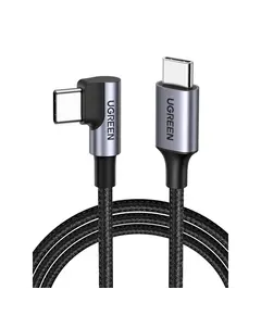 USB Cable UGREEN US255 (50123), 60W, Type-C to Angled Type-C Round, 1m, Gray - TechMall.geUSB Cable UGREEN US255 (50123), 60W, Type-C to Angled Type-C Round, 1m, Gray - TechMall.ge ,USB Cable UGREEN US255 (50123), 60W, Type-C to Angled Type-C Round, 1m, Gray - TechMall.ge