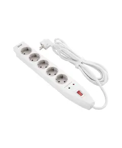 დენის გამანაწილებელი 2Е 2E-SP515M3WH, 5 Socket, 3m, Power Strip With Surge Protector, White - TechMall.geდენის გამანაწილებელი 2Е 2E-SP515M3WH, 5 Socket, 3m, Power Strip With Surge Protector, White - TechMall.ge ,დენის გამანაწილებელი 2Е 2E-SP515M3WH, 5 Socket, 3m, Power Strip With Surge Protector, White - TechMall.ge