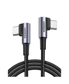 USB კაბელი UGREEN US323 (70531), 60W, Right Angle type-C to type-C Angled, 2m, Black/Grey - TechMall.geUSB კაბელი UGREEN US323 (70531), 60W, Right Angle type-C to type-C Angled, 2m, Black/Grey - TechMall.ge ,USB კაბელი UGREEN US323 (70531), 60W, Right Angle type-C to type-C Angled, 2m, Black/Grey - TechMall.ge