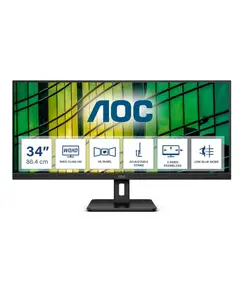 მონიტორი AOC U34E2M 34" WQHD 100Hz VA 1ms 2xHDMI DP - TechMall.geმონიტორი AOC U34E2M 34" WQHD 100Hz VA 1ms 2xHDMI DP - TechMall.ge ,მონიტორი AOC U34E2M 34" WQHD 100Hz VA 1ms 2xHDMI DP - TechMall.ge