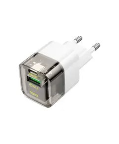 ადაპტერი Hoco C131A Platinum dual-port PD30W+QC3.0 charger transparent black - TechMall.geადაპტერი Hoco C131A Platinum dual-port PD30W+QC3.0 charger transparent black - TechMall.ge ,ადაპტერი Hoco C131A Platinum dual-port PD30W+QC3.0 charger transparent black - TechMall.ge