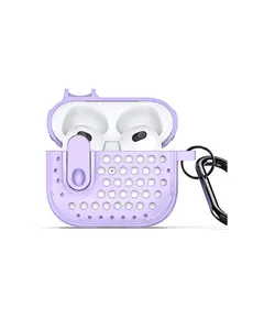 ყურსასმენის ქეისი Protective Cover for AirPods 3 - Purple - TechMall.geყურსასმენის ქეისი Protective Cover for AirPods 3 - Purple - TechMall.ge ,ყურსასმენის ქეისი Protective Cover for AirPods 3 - Purple - TechMall.ge
